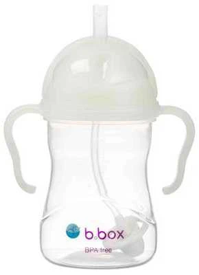 B.BOX 200232 Vandens butelis su šiaudeliu 240 ml švytėjimas