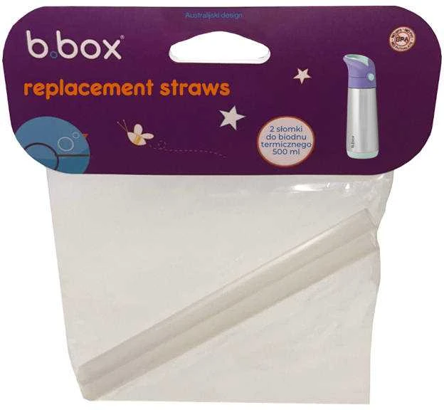 B.BOX BB00357SET Terminio vandens butelių šiaudelių rinkinys 500 ml, 2 vnt.