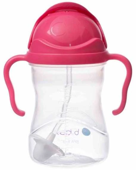 B.BOX BB00502 Vandens butelis su šiaudeliu 240 ml aviečių