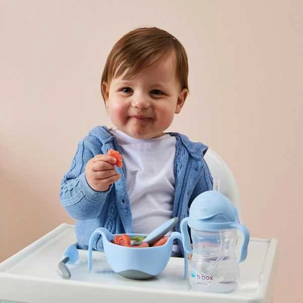 B.BOX BB00519 Vandens butelis su šiaudeliu 240 ml Bubblegum