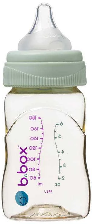 B.BOX BB00752 kūdikių žinduko buteliukas, pagamintas iš PPSU 180 ml šalavijų