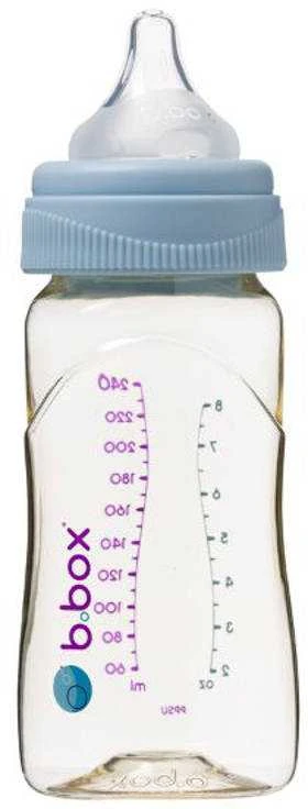 B.BOX BB00753 kūdikių žinduko buteliukas, pagamintas iš PPSU, 240 ml, mėlynas