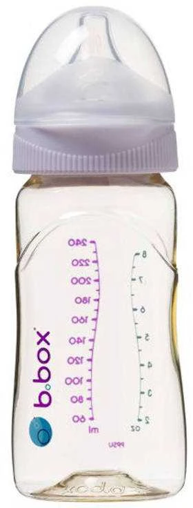 B.BOX BB00754 BABY maitinimo buteliukas su žinduku, pagamintas iš PPSU 240 ml bijūno