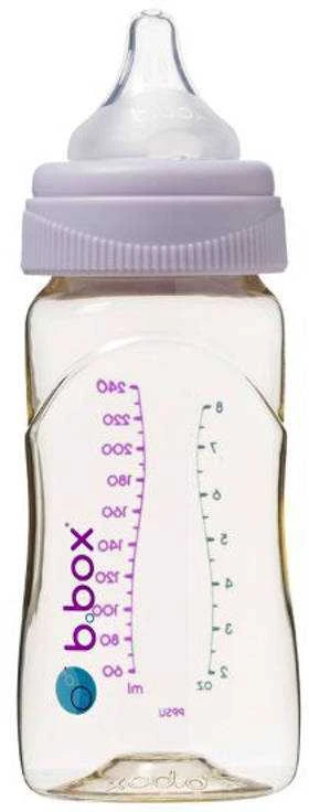 B.BOX BB00754 BABY maitinimo buteliukas su žinduku, pagamintas iš PPSU 240 ml bijūno