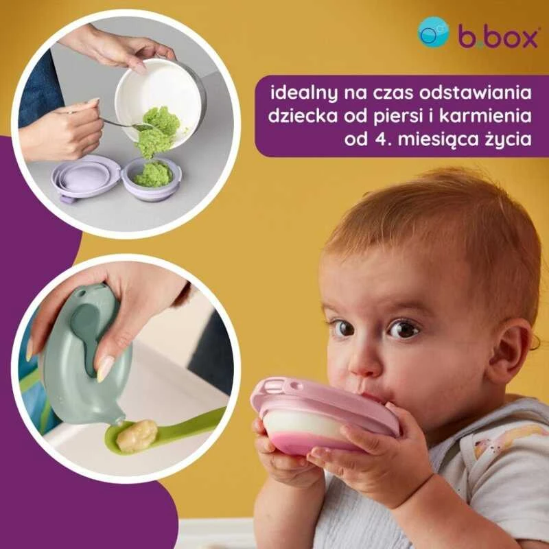 b.box - Silikoninis dubuo su dangteliu | mėlynos spalvos