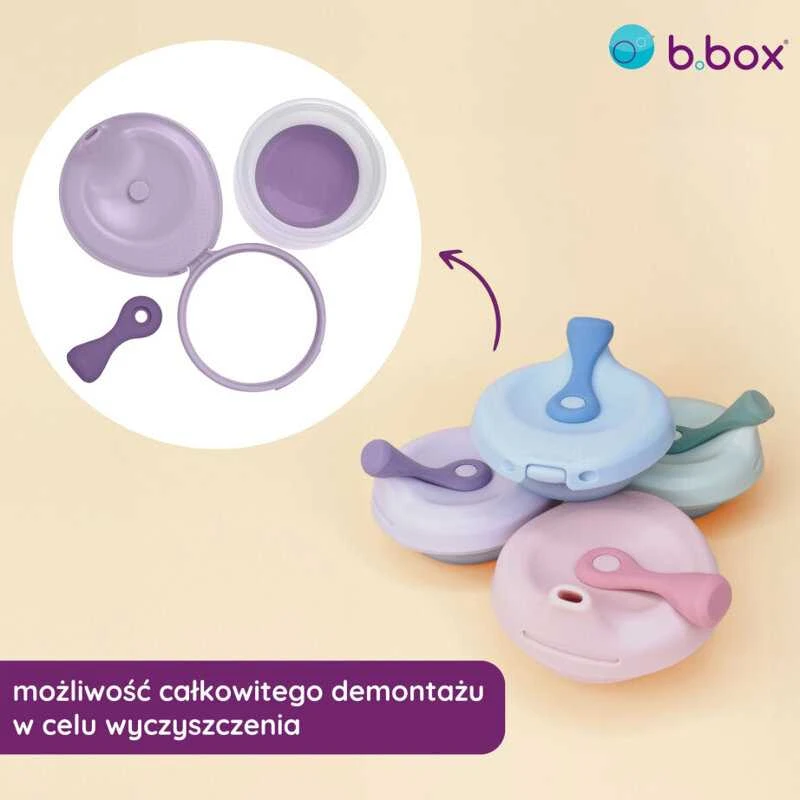 b.box - Silikoninis dubuo su dangteliu | mėlynos spalvos