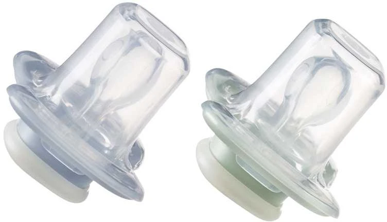 B.BOX BB300708 Simetriškas silikoninis čiulptukas 0-6m 2 vnt švyti tamsiai mėlyna/šalavijas