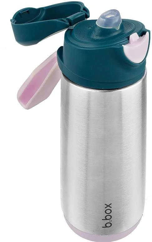 B.BOX BB500906 Terminis buteliukas su sportiniu kandikliu 500 ml Indigo Rose