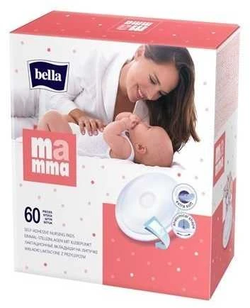 BELLA Krūtų įklotai MAMMA 60 vnt.