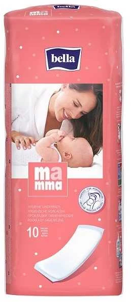BELLA Motinystės įklotas MAMMA 34x11 cm su folija 10 vnt.