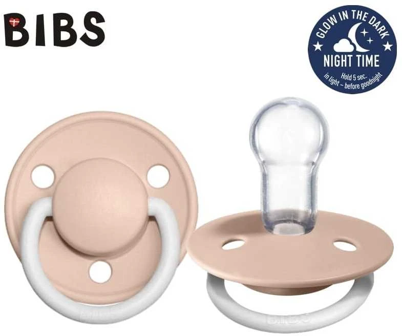 BIBS 1010256 DE LUX ONE SIZE BLUSH NIGHT čiulptukas