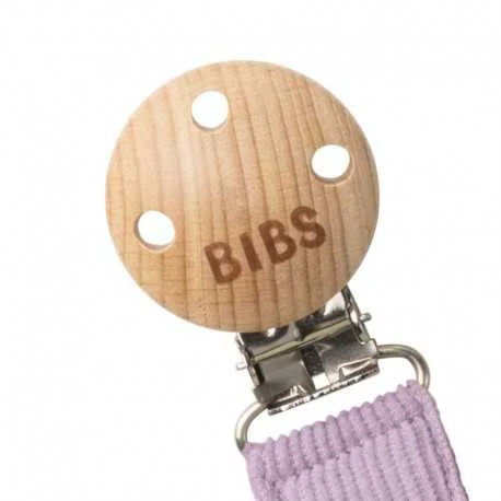 BIBS 9401111 PACIFIER BRAID čiulptuko pakabukas 100% GOTS ekologiška medvilnė Sky/Mauve