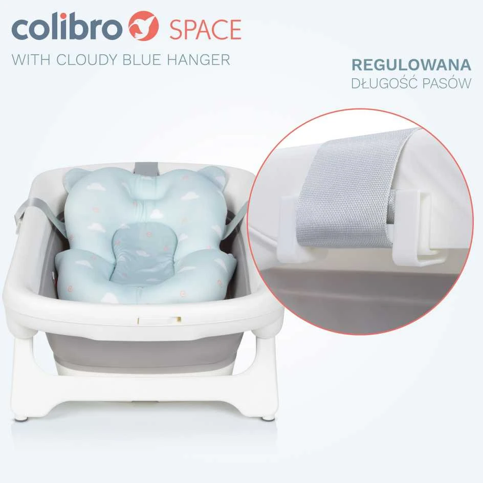 Blue COLIBRO kūdikių vonia SPACE CLOUDY Mėlynas