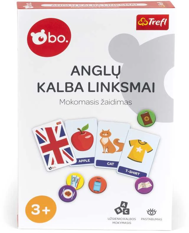 bo. Mokomasis žaidimas „Anglų kalba linksmai“, lietuvių k.