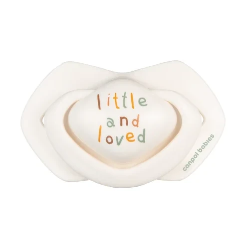 CANPOL BABIES silikoniniai simetriniai čiulptukai Light touch DOGS, 0-6m, 2 vnt., 22/670