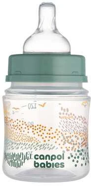 Canpolbabies Canpol EasyStart buteliukas nuo pilvo dieglių 120ml MOUNTAINS su speneliu 0m+