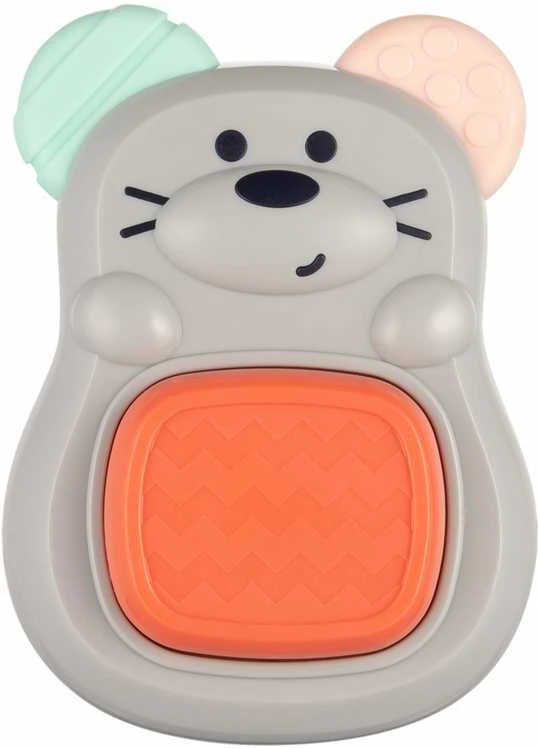 CANPOL BABIES kramtukas su mygtuku, MOUSE, 5/202