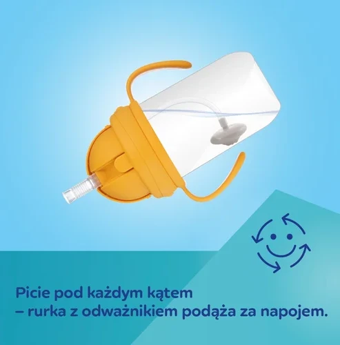 Canpolbabies CANPOL BABIES neišsipilanti gertuvė su šiaudeliu BABIESBOO PANDA, 270 ml, 56/617_whi
