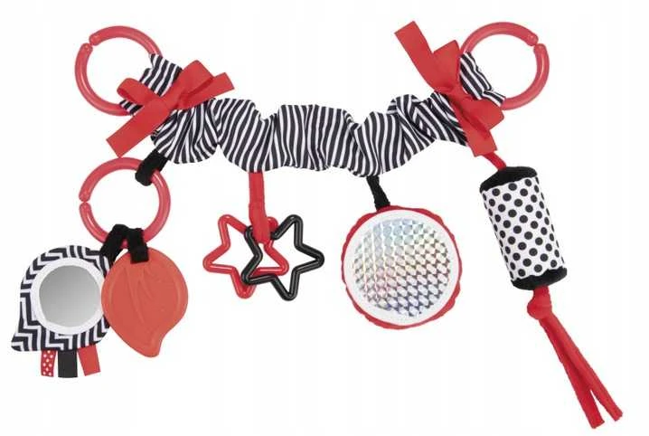 CANPOL BABIES pakabinamas žaislas vežimėliui/kėdutei Sensory Toys, 68/071_red