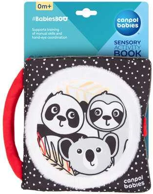 Canpolbabies CANPOL 68/088 Sensorinė manipuliacinė knygelė BabiesBoo Panda