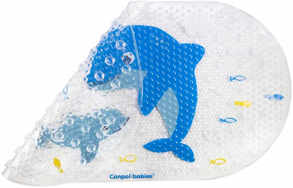 Canpolbabies CANPOL BABIES vonios kilimėlis - LOVE&SEA mėlynas, 69x38 cm, 80/001