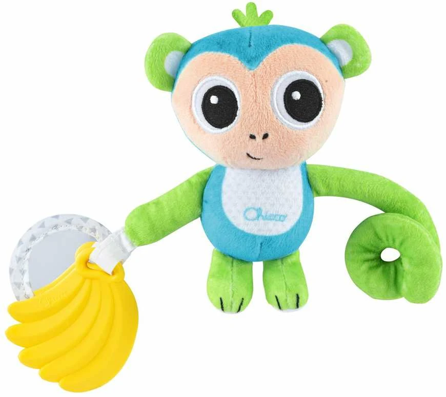 Chicco pliušinė beždžionėlė su kramtuku