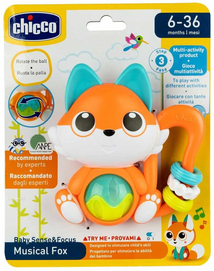 CHICCO 00011589000000 lapės barškutis