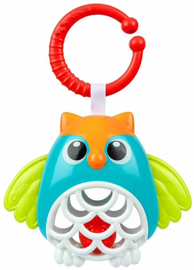 CHICCO 00011590000000 Pelėdos barškutis