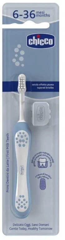 CHICCO 00012081110000 Indigo dantų šepetėlis 6-36 m