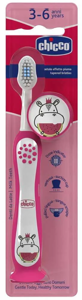 CHICCO 00012083000000 Hipcio dantų šepetėlis 3-6l