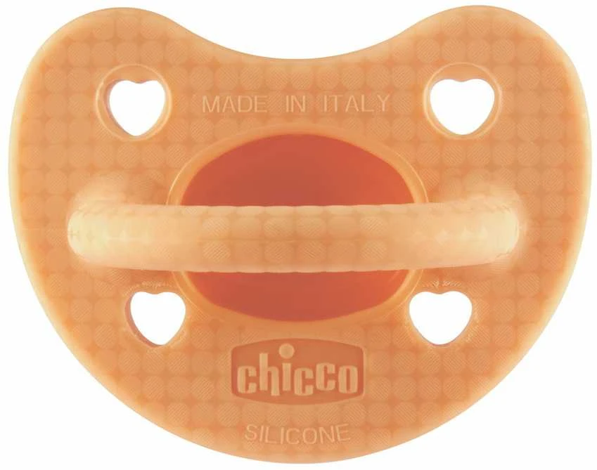 Chicco Čiulptukas nusiraminimui Soft Luxe pomarańcowy 2-6m