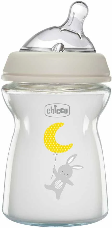 Chicco Natural Feeling Crystal T silikoninis buteliukas buteliukas 250ml