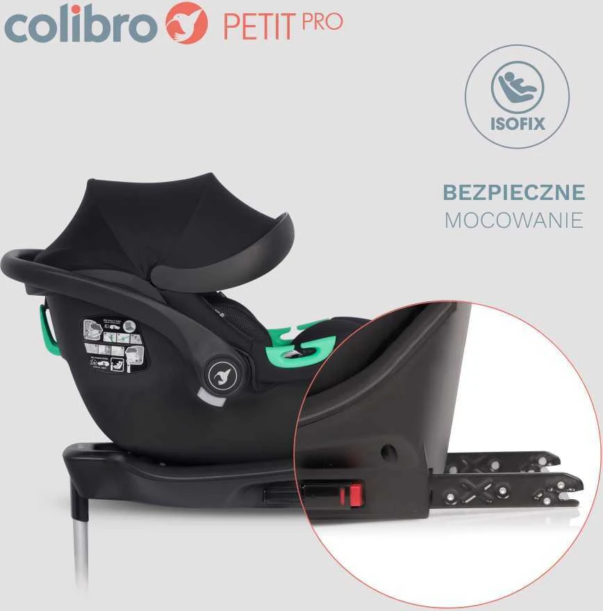 COLIBRO automobilinė kėdutė PETIT PRO ONYX