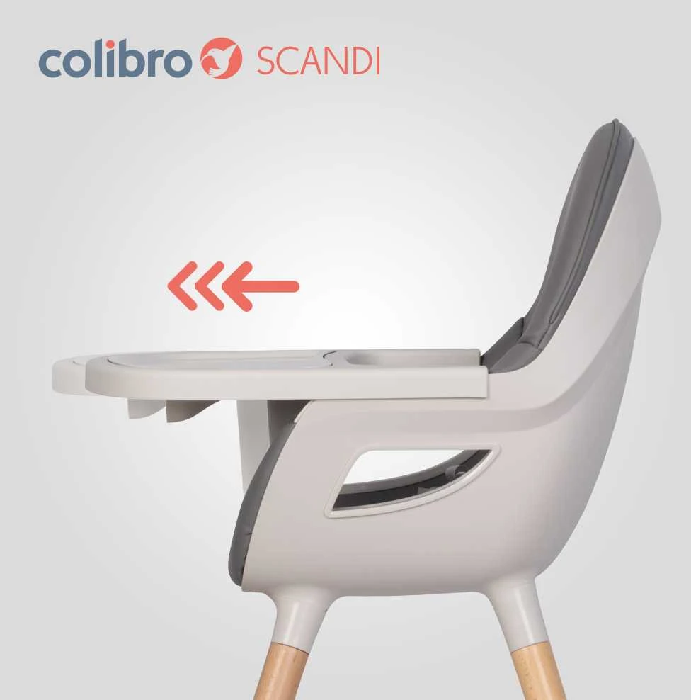 Maitinimo kėdutė Colibro Scandi, Onyx