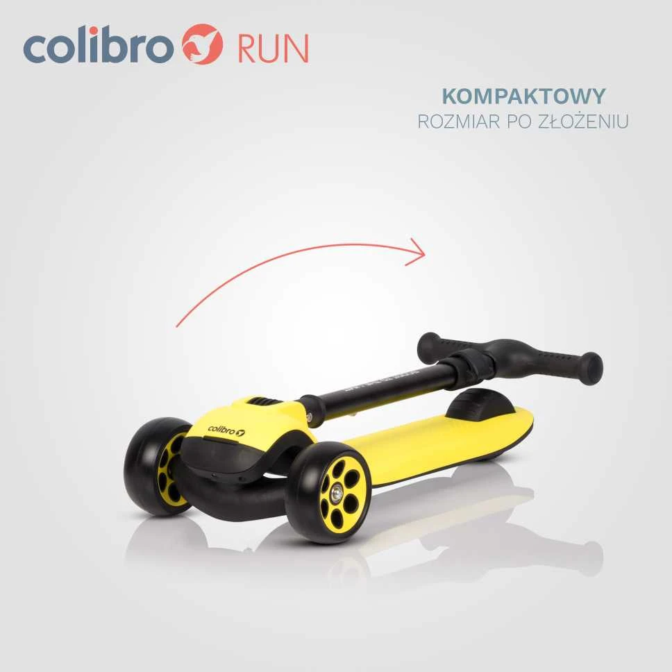 COLIBRO Vaikiškas paspirtukas RUN BANANA