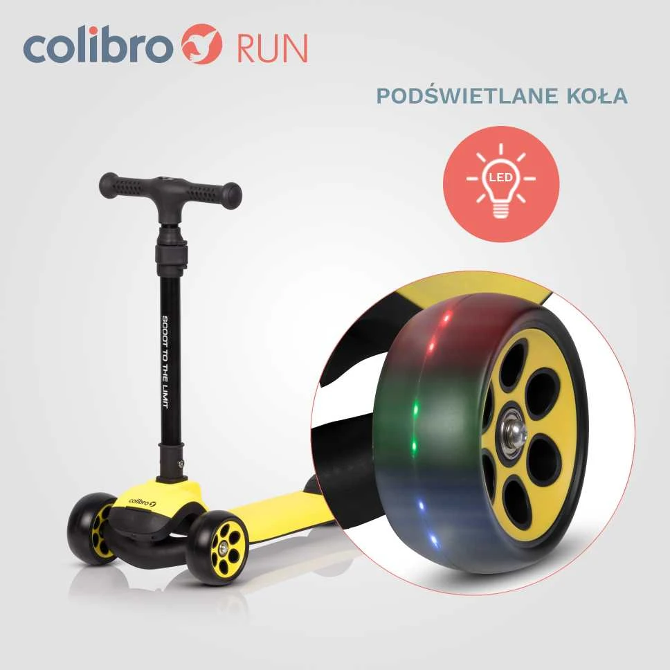 COLIBRO Vaikiškas paspirtukas RUN BANANA