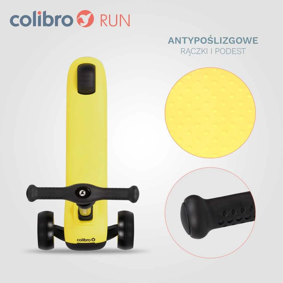 COLIBRO Vaikiškas paspirtukas RUN BANANA