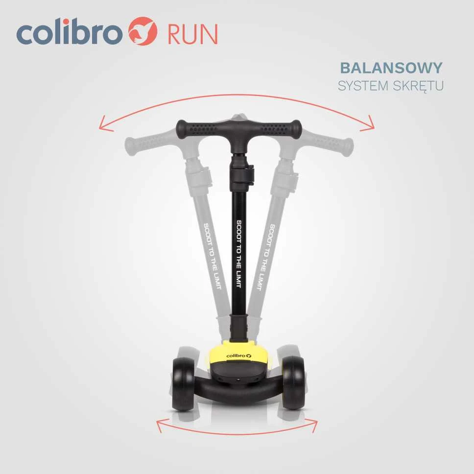 COLIBRO Vaikiškas paspirtukas RUN BANANA