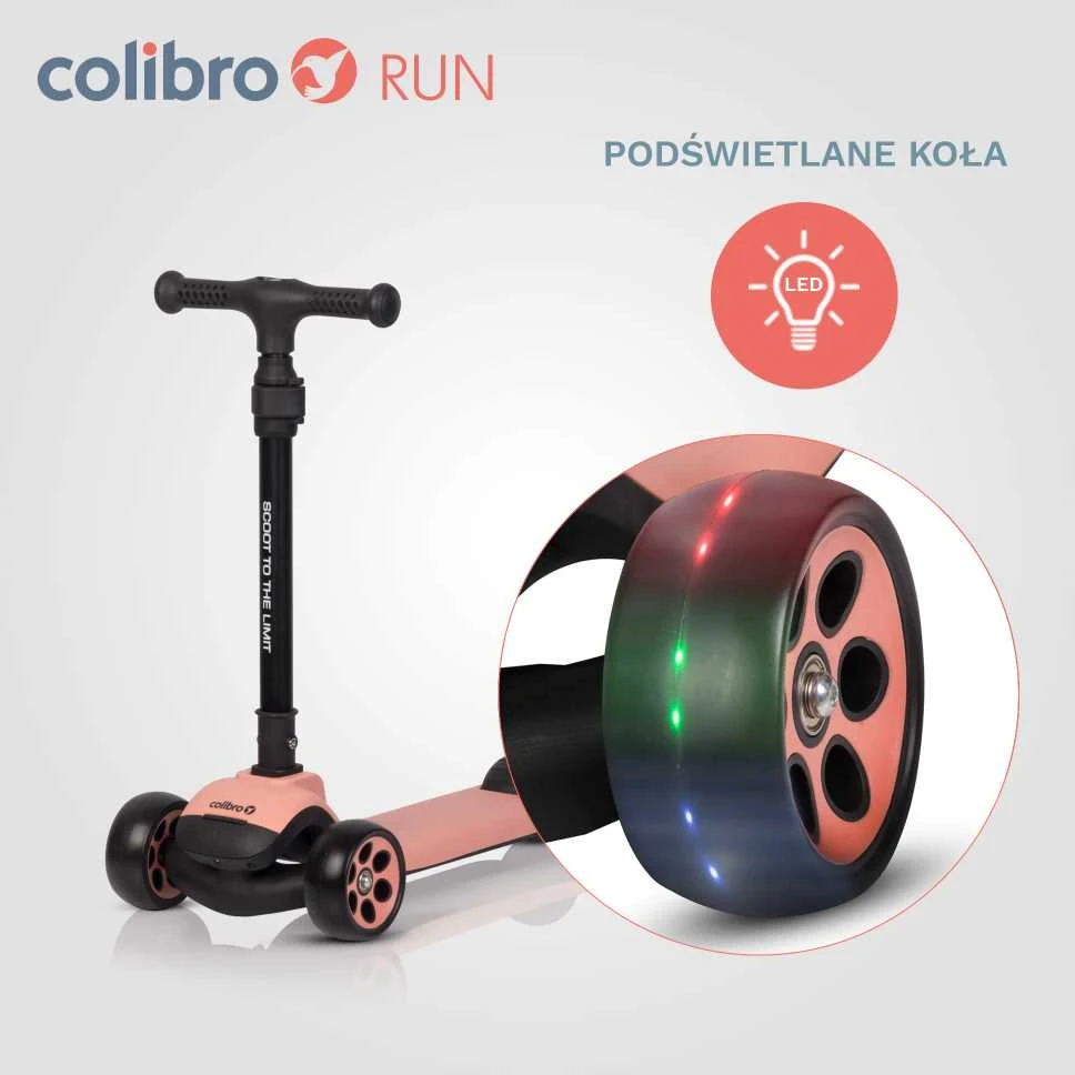 COLIBRO Vaikiškas paspirtukas RUN CERAMIC