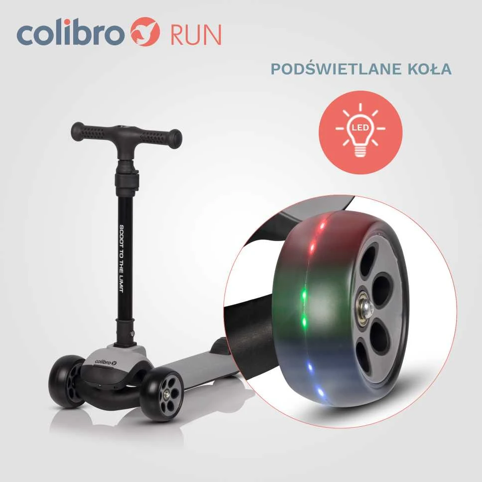 COLIBRO Vaikiškas paspirtukas RUN MAGNETIC