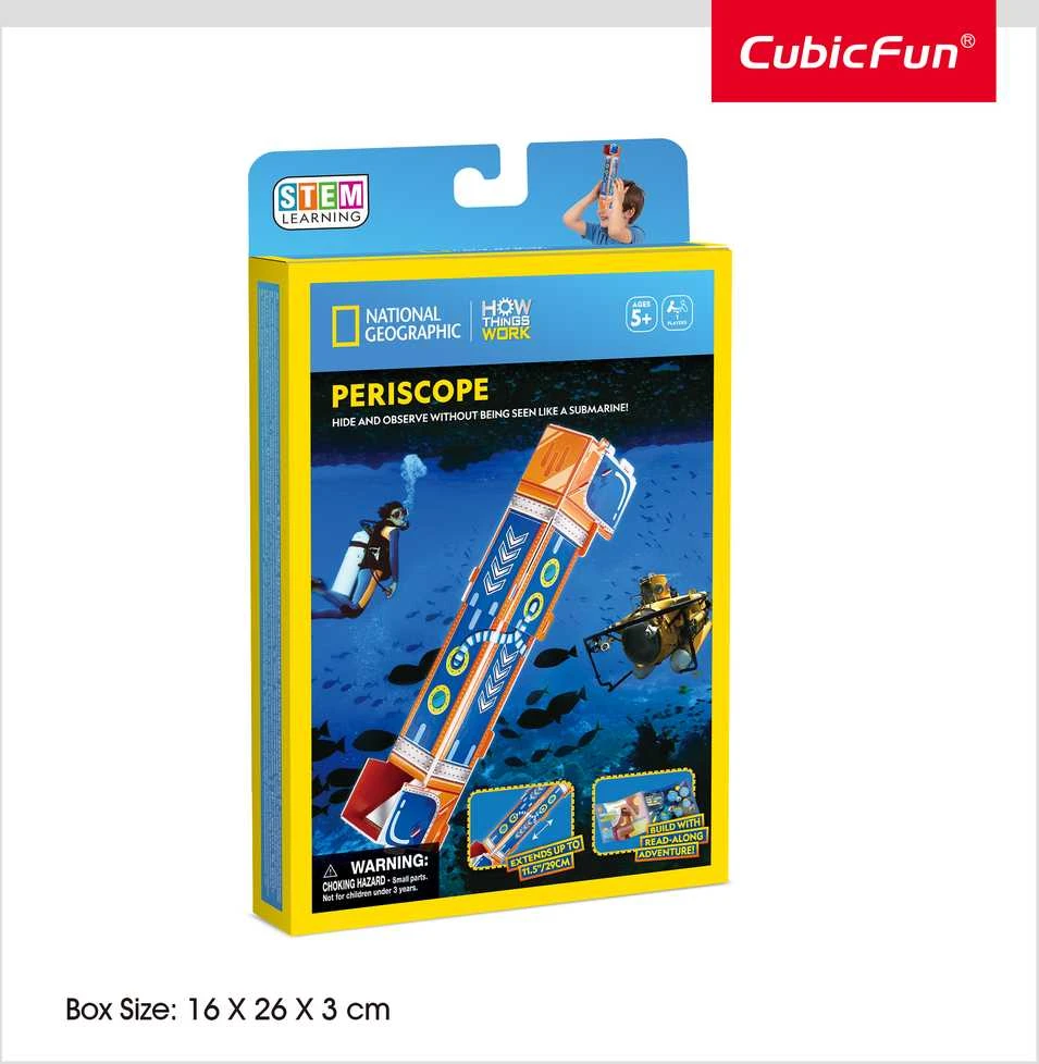 Dėlionė CubicFun CUBIC FUN National Geographic 3D palapinė „Periskopas“