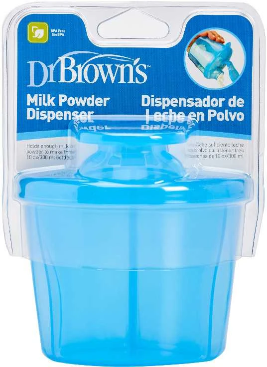 DR. BROWN'S Dr.Brown's mėlynasis pieno miltelių dozatorius