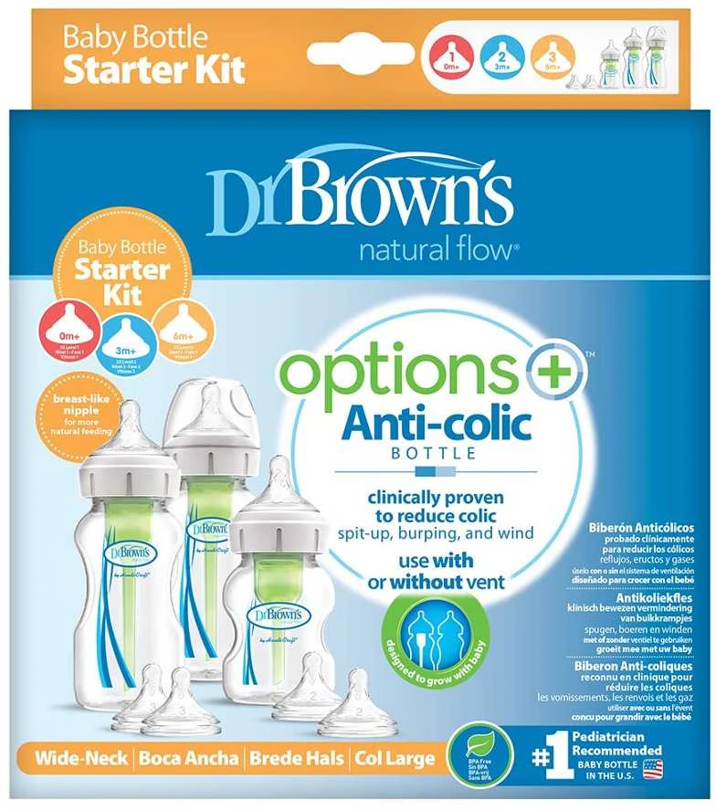 DR. BROWN'S naujagimio rinkinys OPTIONS+