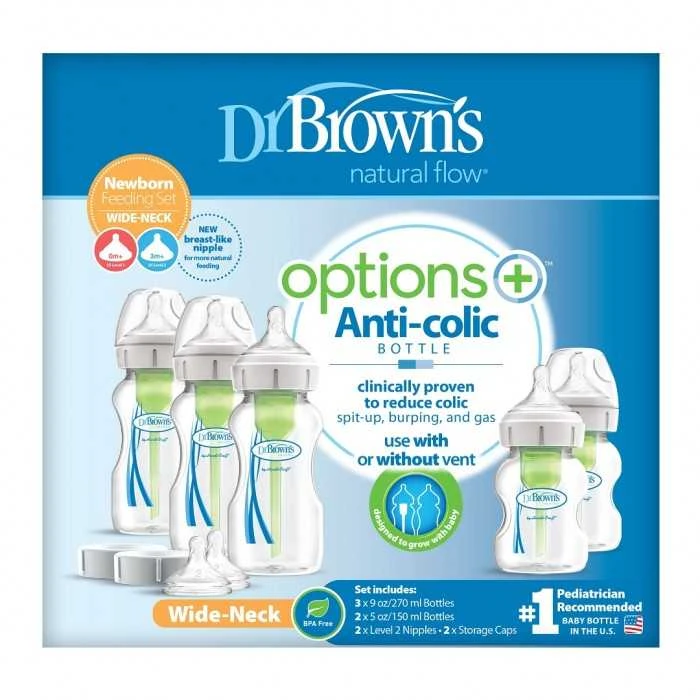 Dr Browns Dr.Browns WB09600 plataus kaklo maitinimo rinkinys OPTIONS PLUS LARGE