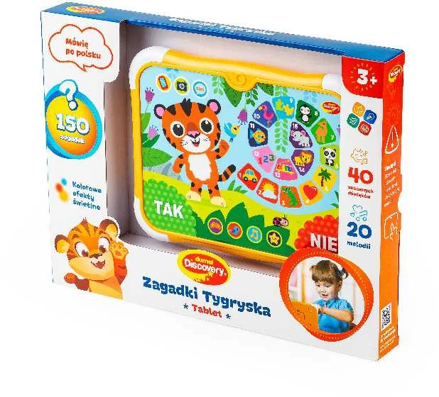 DUMEL DG 50164 Tigro mįslių planšetė