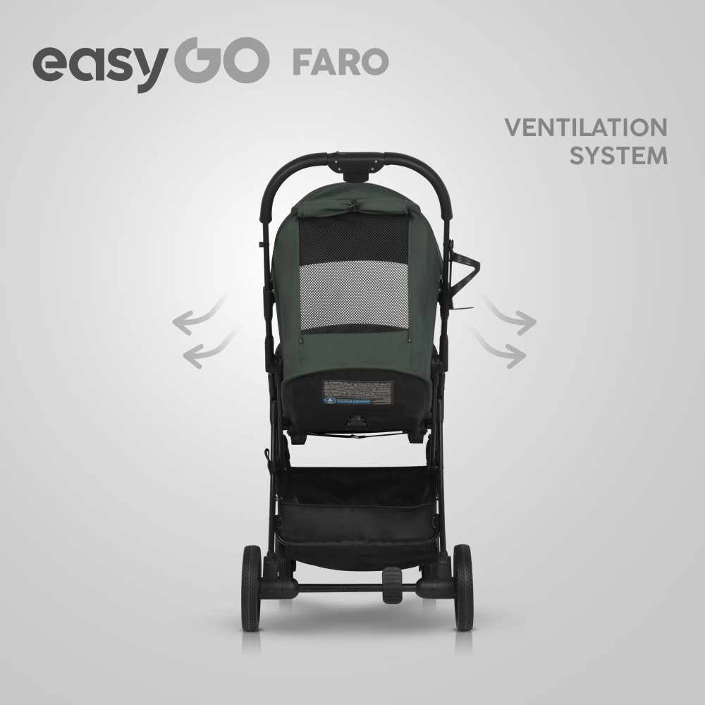 Easy go Kompaktiškas sportinukas Faro, Sage žalias