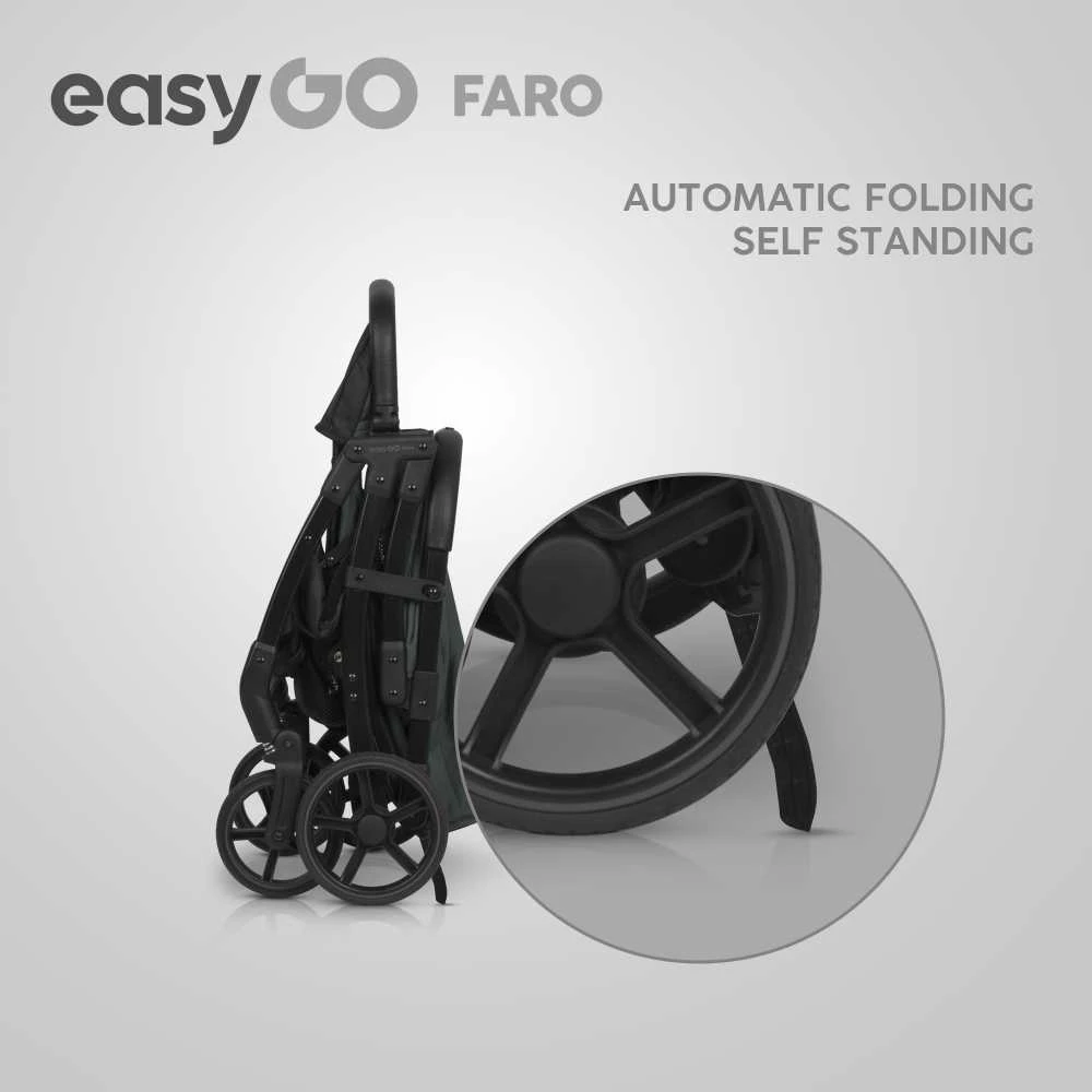 Easy go Kompaktiškas sportinukas Faro, Sage žalias