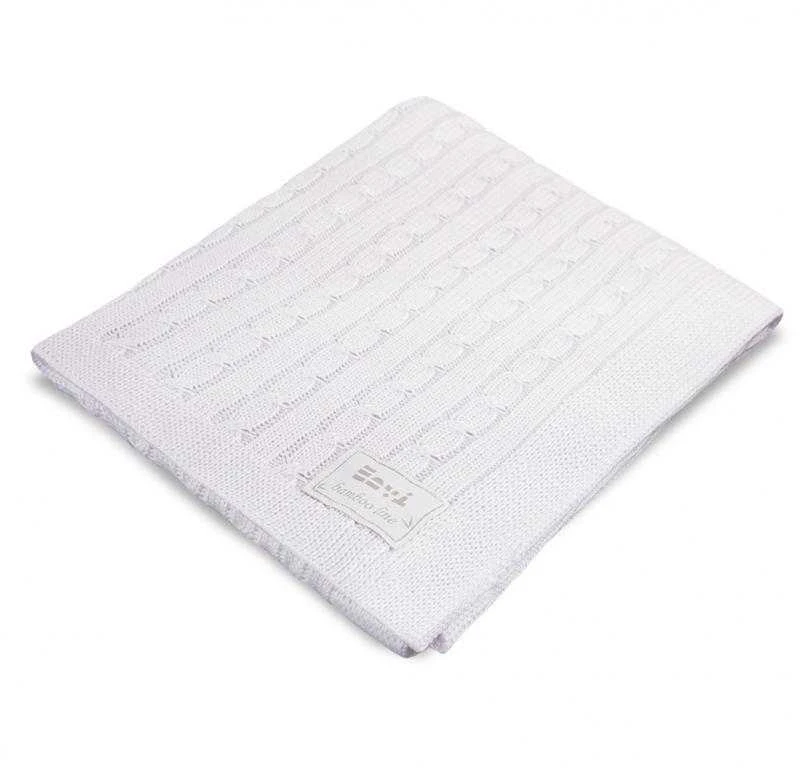 Multitex EWA 917225 Bambuko antklodė balta pynė