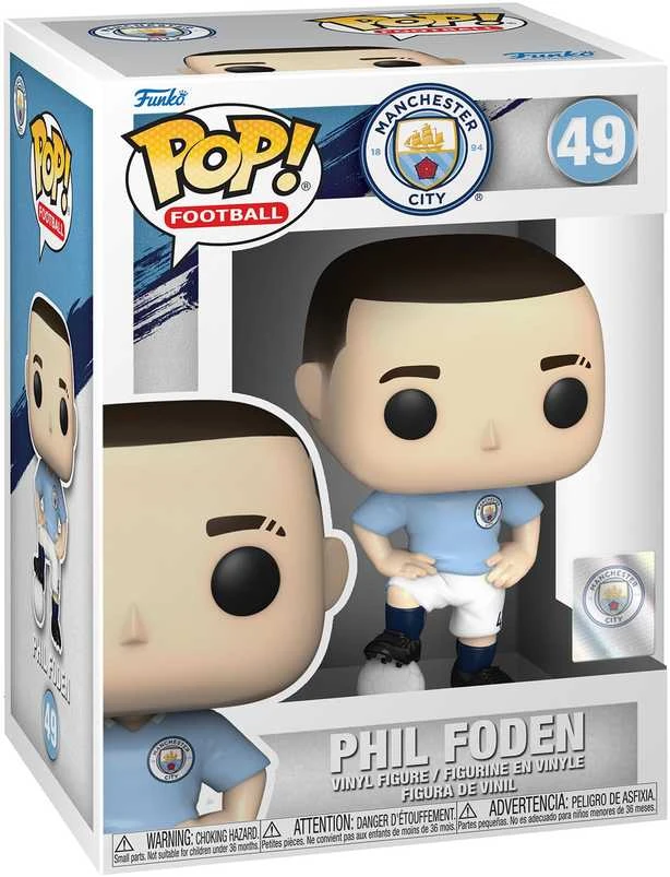 FUNKO POP! Vinilinė figūrėlė: Manchester City - Phil Foden, 9 cm