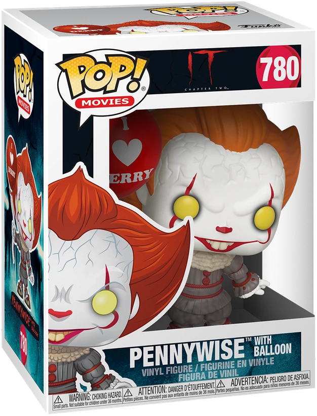 FUNKO POP! Vinilinė figūrėlė: Pennywise, 9,5 cm